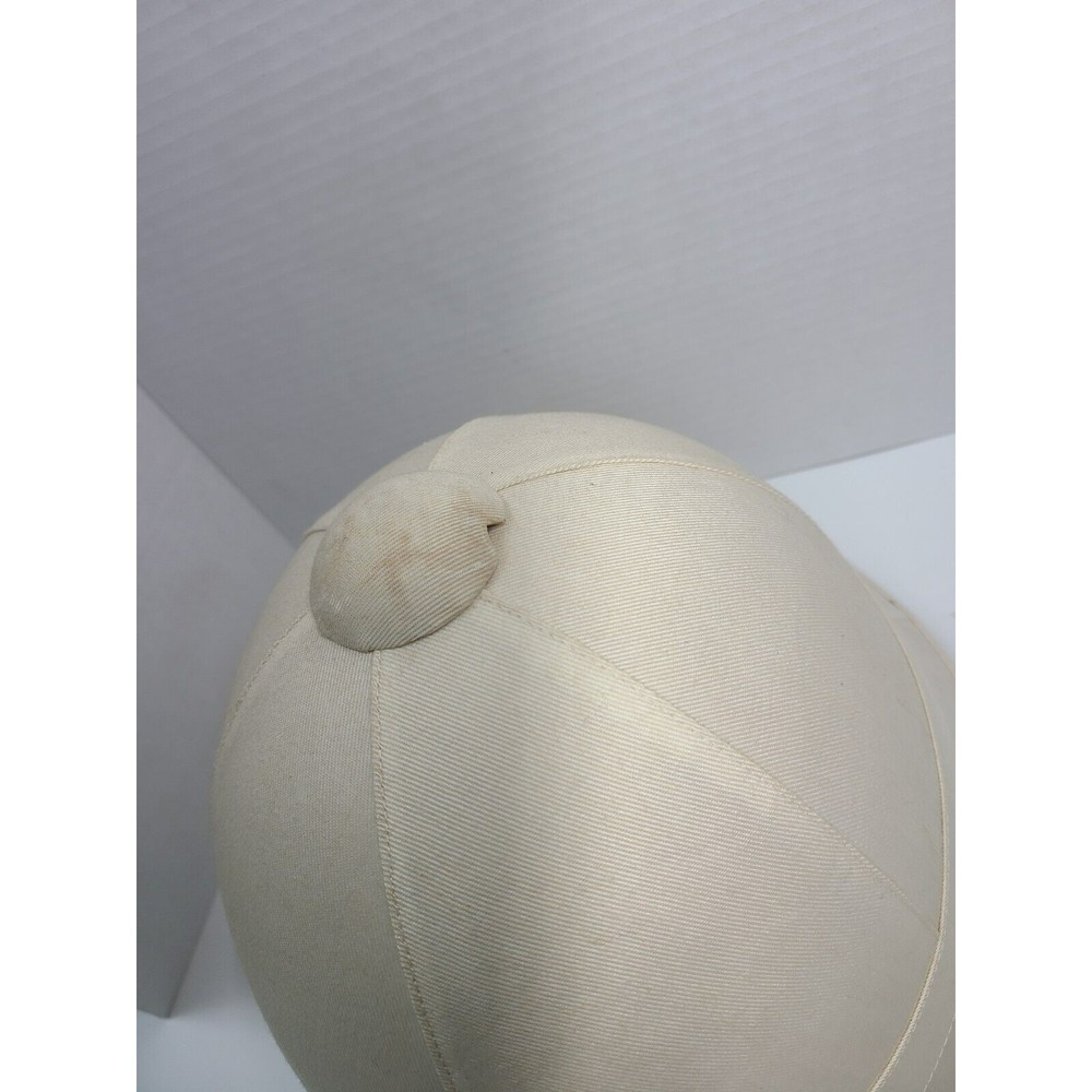 Vintage British Military Pith Vietnam Sun Helmet Hat Safari Tan Twill Cover - Picture 7 of 15